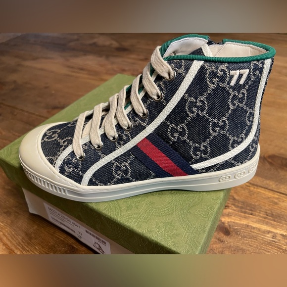 Gucci children’s 1977 high top sneakers. Brand new in box - Picture 7 of 8